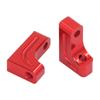 2Pcs Metal Servo Mount Servo Fixed Bracket Stand for Tamiya TT02 XV01 TB03 TT-02 XV-01 TB-03 1/10 RC Car Upgrade Parts(Red) view 3