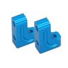 2Pcs Metal Servo Mount Servo Fixed Bracket Stand for Tamiya TT02 XV01 TB03 TT-02 XV-01 TB-03 1/10 RC Car Upgrade Parts(Red) view 4