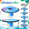 Funnymoom 6 Pcs Neoprene Floating Drink Holder Floating Coaster Pool Drink Floats Pool Beer Holder with Rope for Summer Theme Party Tub Lake Boat Water, Medium Size(Ocean Style) view 2