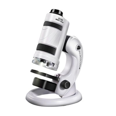 Transportable Instrument Toy for Juvenile Scientists Including Detachable Base and 12 Sample Slideshows for Grasps on Learning Instrument with Base