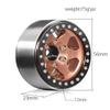 1.9" Beadlock Wheels (4PCS) with 12mm Hex Compatible With 1/10 Scale RC Crawlers Including, -6, II/III, GEN7, VS4-10 Models(4pcs Brown) view 3