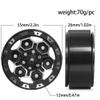 1.9 Inch Beadlock Wheel and Tire Set Compatible With 1/10 Scale RC Crawlers Including, TRX6, II, III, Gen8, VS4-10, D110 and Similar Models (4PCS)(4pcs Red) view 2