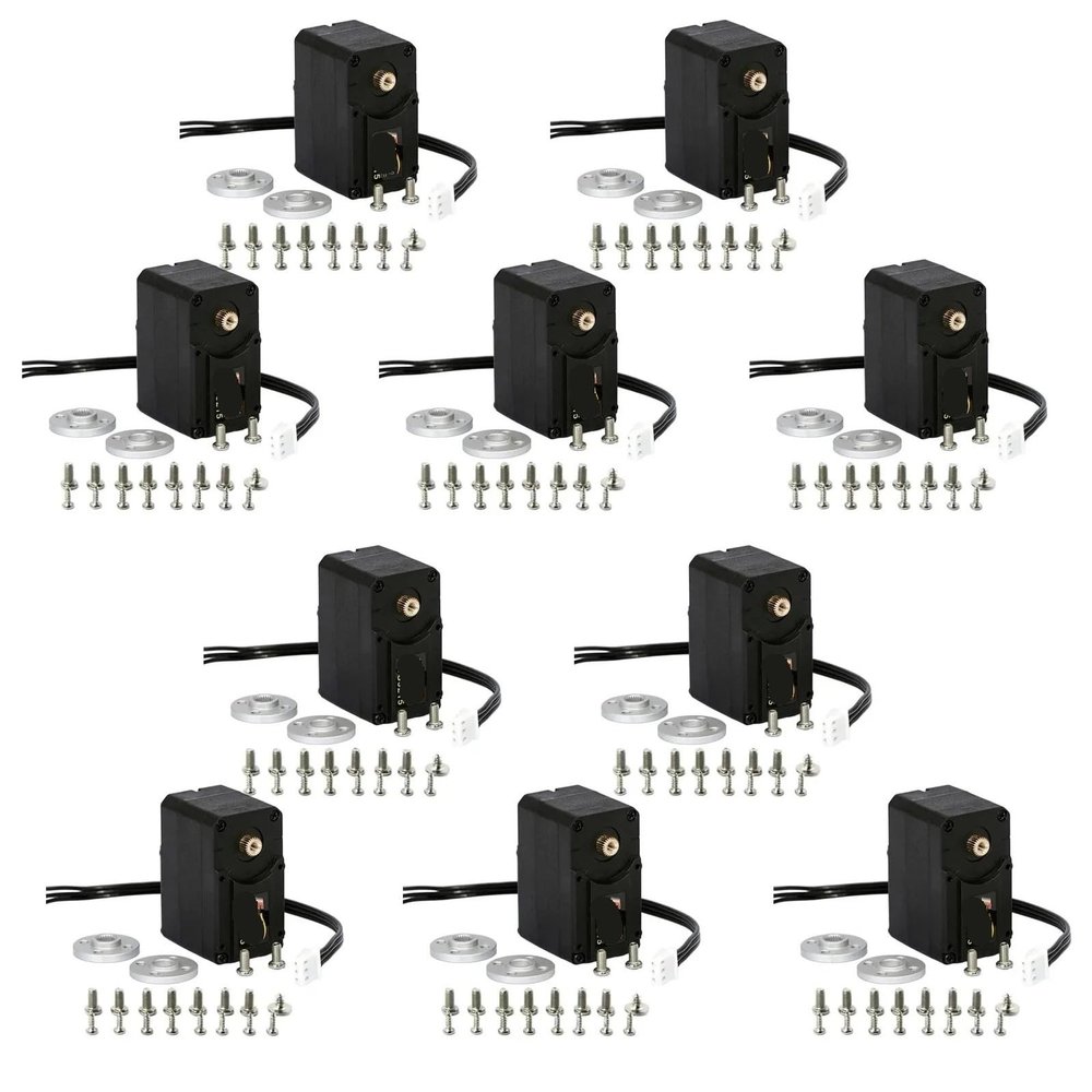 10PCS Compatible for Feetech STS3215 Servo Motor | 7.4V 19KG 360 Dual Axis TTL for SO-ARM100 Open Arm Robot RC