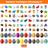 24 Pack Prefilled Easter Eggs with 3D Printed Articulated Animals Inside - Reusable Vending Machine Toy Easter Eggs for Easter Egg Hunt, Party Favor Bags, Gift Filler for Kids view 3