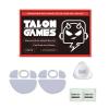 2Set Feet Skates Stickers Pad Rounded Glides Curved Edges Feet for Zowie EC1-CW / EC2-CW Gaming Glides view 1