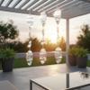3Pcs Reflective Stainless Steel Wind Spinners, Outdoor Hanging Decorations with 3D Motion Effect for Garden, Yard, Balcony & Window view 1