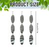 3Pcs Reflective Stainless Steel Wind Spinners, Outdoor Hanging Decorations with 3D Motion Effect for Garden, Yard, Balcony & Window view 4