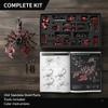 3D Metal Puzzles for Adults Scorpion, 454PCS Stainless Steel DIY Mechanical Metal Model Kits, No Glue Assembly with Movable Joints, Challenging Metal Building Kit Desk Decor Gift(Black-Red) view 3