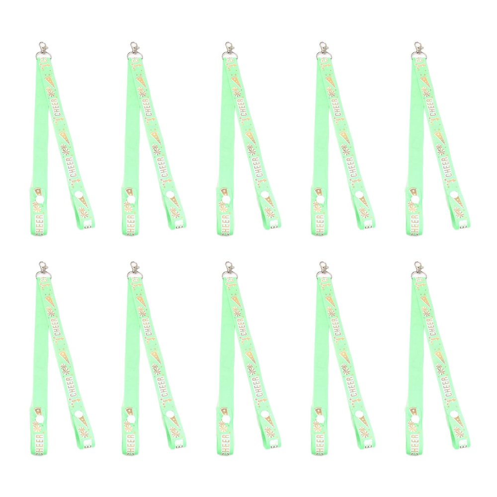 10Pcs Adjustable Cheerleader Pompon Holder Strap with Buckles Cheerleading Accessories for Cheer Backpack Easy to Use Cheerleading Pompon Holder