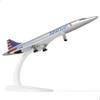 20CM Concorde American Diecast Airplane Model 1/350 Airplane Model Decoration Gift Aircraft Collectibles view 3