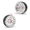 1.9 Inch Aluminum Beadlock Wheel Rims Compatible With, and Similar 1/10 Scale RC Crawler Models(Red Black 4Pcs) view 4