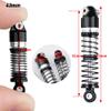 4Pcs Aluminum Oil Shock Absorber Damper Compatible With SCX24 1/24 RC Crawler Car Models Including Deadbolt C10 Bronco(48mm Black) view 4
