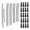 313mm/324mm Stainless Steel Link Set Linkage Chassis Steering Rod Kit for 1/10 RC Crawler Car Axial SCX10 SCX10 II 90046 Upgrade(324MM) view 1