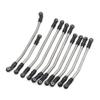 313mm/324mm Stainless Steel Link Set Linkage Chassis Steering Rod Kit for 1/10 RC Crawler Car Axial SCX10 SCX10 II 90046 Upgrade(324MM) view 2