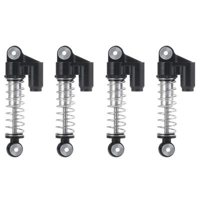 4PCS Aluminum Shock Absorber Damper 31mm Compatible With 1/24 RC Crawler Car SCX24 Deadbolt Upgrade Parts(Black)