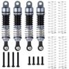 4PCS Metal Shock Absorbers Damper Compatible With -4M 1/18 Scale RC Crawler Cars Including Bronco, F150, K10 Models(Titanium) view 1