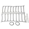 2PCS Metal Snow Chain Anti-skid Chains Compatible With 1/10 RC Crawler Cars for OD 105/114/120/130mm Tires(For 130mm Tires) view 1