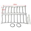 2PCS Metal Snow Chain Anti-skid Chains Compatible With 1/10 RC Crawler Cars for OD 105/114/120/130mm Tires(For 130mm Tires) view 4