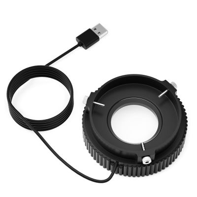 Adjustable Polarizing LED Rings Light for Microscopes Featuring 72 High Brightness Bulbs Compact Portable USB Powered Adjustable Polarizing Led Rings Light for Microscopes Featuring High Brightness