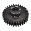 MECCANIXITY 1M 33T 40 Chrome Steel Motor Pinion Gears, 1.38" x 1.4" RC Motor Gears Fits 8mm Shaft Bore for RC Vehicles Truck Drift Remote Control Car Off-Road Crawler Parts, Black view 1