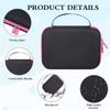 Aproca Case Compatible with Leapfrog LeapPad Academy Kids Learning Tablet/Epic Academy Edition/LeapPad Ultimate, Portable Storage Bag for Accessories -Black with Pink Zipper view 4