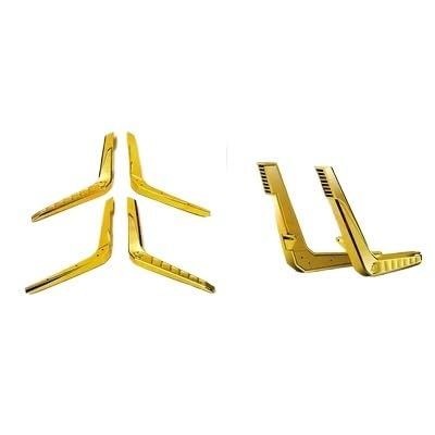 Black Rubber Snorkel for 1/10 Rc Crawler Car Trx4 G500 Trx6 G63 6x6 Exhaust Pipe Accessories(Golden)