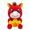2026 Year of The Horse Collectible Figurine,Lucky Mascot Plushes Red Zodiac Horse Figurine,Auspicious Zodiac Plush Mascot,Lunar New Years Home Dcor,for Home Office Desk Car Display view 1