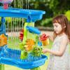 KIZONLY 5-Tier Water Table for Toddlers 1-3 3-5, Water Table for Kids with Sand Beach Toys, Water and Sand Sensory Table Beach Outdoor Birthday Gifts Toys for Kids Toddlers Age 3 4 5 6 7 8 Boys Girls view 3