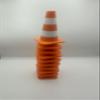 10-Pack 1/10 Scale Miniature Traffic Cones - Realistic Orange & White Construction Pylons for RC Cars, Drifting Courses, Dioramas, and Photography Props - Stackable Safety Road Markers view 2