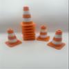 10-Pack 1/10 Scale Miniature Traffic Cones - Realistic Orange & White Construction Pylons for RC Cars, Drifting Courses, Dioramas, and Photography Props - Stackable Safety Road Markers view 3