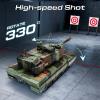 AIGIMU RC Tank That Shoot, 13 Channel Remote Control Army Tank with 330 Rotating Turret for Kids, One-Key Auto Demo, Sound & Light & Smoke, Military Vehicles Model Gift for Boys view 4
