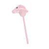 Nurnesy Plush Horse Riding Stick, Horse Stick Toy 70cm Plush and PVC Cartoon Simulated Handcrafted Hobby (Pink) view 4
