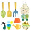Gardening Tools for Kids, Kids Gardening Set, 11PCS Toddler Set Including Shovel, Rake, Watering Pot, Gloves, Apron, Hat, Flowerpot  Tote Bag, Tools for Boys Girls view 1