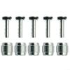 Set Metal Oil Needle Tubing with Olive Sleeve for MEGA R1 RO, Replacement Nail Olive for RX C1T1, Fuel System Fitting view 1