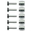 Set Metal Oil Needle Tubing with Olive Sleeve for MEGA R1 RO, Replacement Nail Olive for RX C1T1, Fuel System Fitting view 3