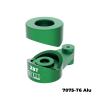 Aluminum 7075 Alloy Steering Horn 28T Servo Saver for Axial 1:30 SCX30 Ford Bronco / SCX30 Jeep Wrangler JLU/Chevrolet K10 Rock Crawler Upgrades - Green view 2