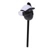 Nurnesy Plush Horse Riding Stick, Horse Stick Toy 70cm Plush and PVC Cartoon Simulated Handcrafted Hobby (Black) view 3