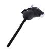 Nurnesy Plush Horse Riding Stick, Horse Stick Toy 70cm Plush and PVC Cartoon Simulated Handcrafted Hobby (Black) view 4