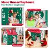 Chogglevue Kids Playhouse for Ages 3-6 Year Old Boys & Girls - Red view 2