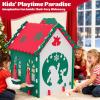 Chogglevue Kids Playhouse for Ages 3-6 Year Old Boys & Girls - Red view 3