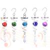 5 Pcs Wind Spinners Stainless Steel Wind Spinner Tail Gazing Ball Spiral Tail Spinners with Hanging Swivel Hook to Stress Relief for Indoor Outdoor Decoration or, Dcor de pelouse view 2