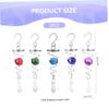 5 Pcs Wind Spinners Stainless Steel Wind Spinner Tail Gazing Ball Spiral Tail Spinners with Hanging Swivel Hook to Stress Relief for Indoor Outdoor Decoration or, Dcor de pelouse view 3