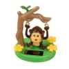 BEAHING Solar Dancing Animal Toys Cute Solar Monkey Swinging Car Dashboard Bobbleheads Dancer Decorations Desktop Ornaments for Office, Toys view 1