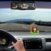 BEAHING Solar Dancing Animal Toys Cute Solar Monkey Swinging Car Dashboard Bobbleheads Dancer Decorations Desktop Ornaments for Office, Toys view 2