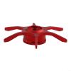 Aluminum Alloy Star Brake for Abu Max Series B3 B4 P3 P4 P5, Compatible with Water Droplet Wheel, 65mm Diameter, 6.5g, Pack (Color: Black Red Gold(Green)(Right Hand) view 2