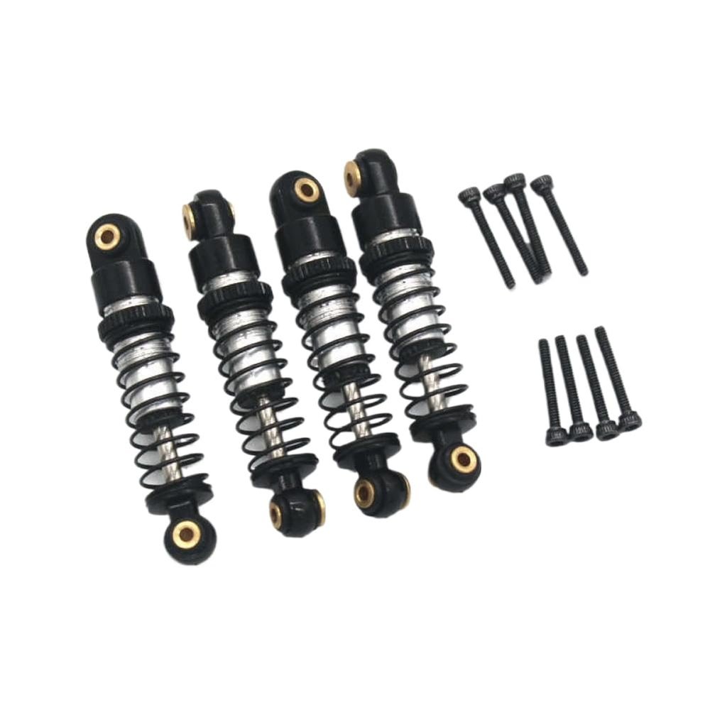 Hydraulic Shock Absorber Spare Parts FMS 1/24 FCX24M D110 Compatible With First Generation Discovery Metal Parts(black)