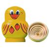 Jorzer 10Pcs Duck Russian Nesting Doll Cute Duck Nesting Dolls Yellow Wooden Stacked Ducks Educational Learning Toys Matryoshka for Kids Birthday view 4