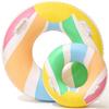 2PCS 47"+30" Fruit Floats for Adults Rings Pool Float Large Swim Ring for Adults,30 Inch+47Inch Classic Striped Teens Adult Inner Tubes Summer Beach Bachelorette Party (Ic-Cream,2) view 1