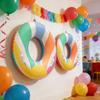 2PCS 47"+30" Fruit Floats for Adults Rings Pool Float Large Swim Ring for Adults,30 Inch+47Inch Classic Striped Teens Adult Inner Tubes Summer Beach Bachelorette Party (Ic-Cream,2) view 4