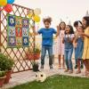 150x150cm Football Precision Target Game with Ball - Foldable Flannel Mat Goals Toy, Indoor Outdoor Gift for Kids 8-12, Birthday Xmas Party Favor view 2